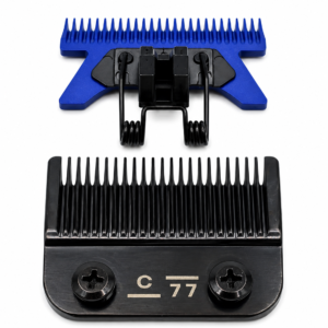 Set cuțite C77 Laser Cut Faper DLC pentru mașină de tuns profesională, compatibil cu Hector, StyleCraft, JRL, Lim, Tuft și Oda.