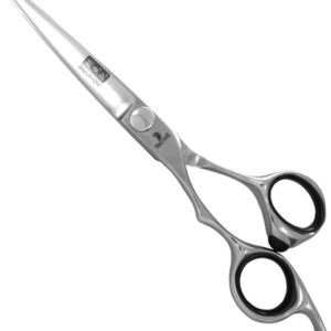 Foarfeca profesională HECTOR 222 pentru mâna stângă, oțel VG10, 6.5 inch, argintiu