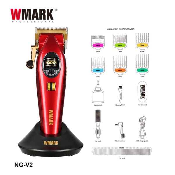 WMARK NG-V2 – Mașină de tuns profesională 9000 RPM