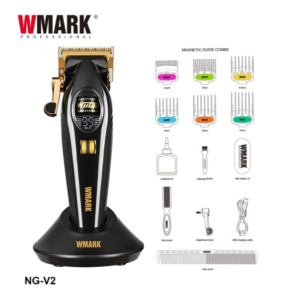WMARK NG-V2 – Mașină de tuns profesională 9000 RPM