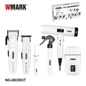 Kit barber profesional WMARK NG-8635KT 6 in 1