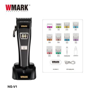 clipper profesional WMARK NG-V1 negru 2500 mAh