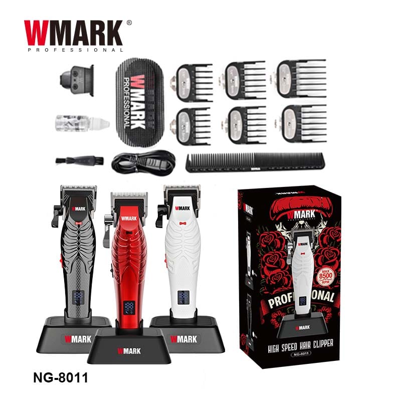 Aparat de tuns profesional WMARK NG-8011 2 în 1 – Clipper & Trimmer 8500 RPM - imagine 3