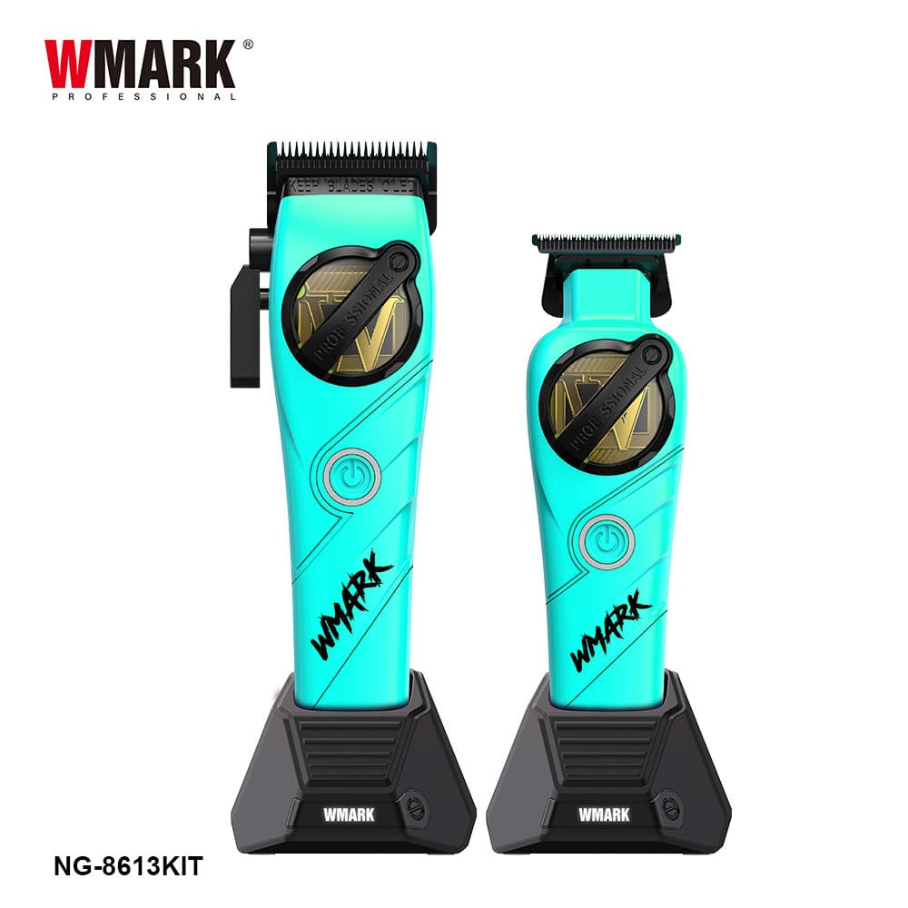KIT profesional barber WMARK NG-8613 Turcoaz