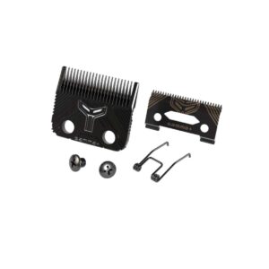 Set cuțite profesionale Gamma+ Echo MIM Cool Blade pentru mașină de tuns Clipper