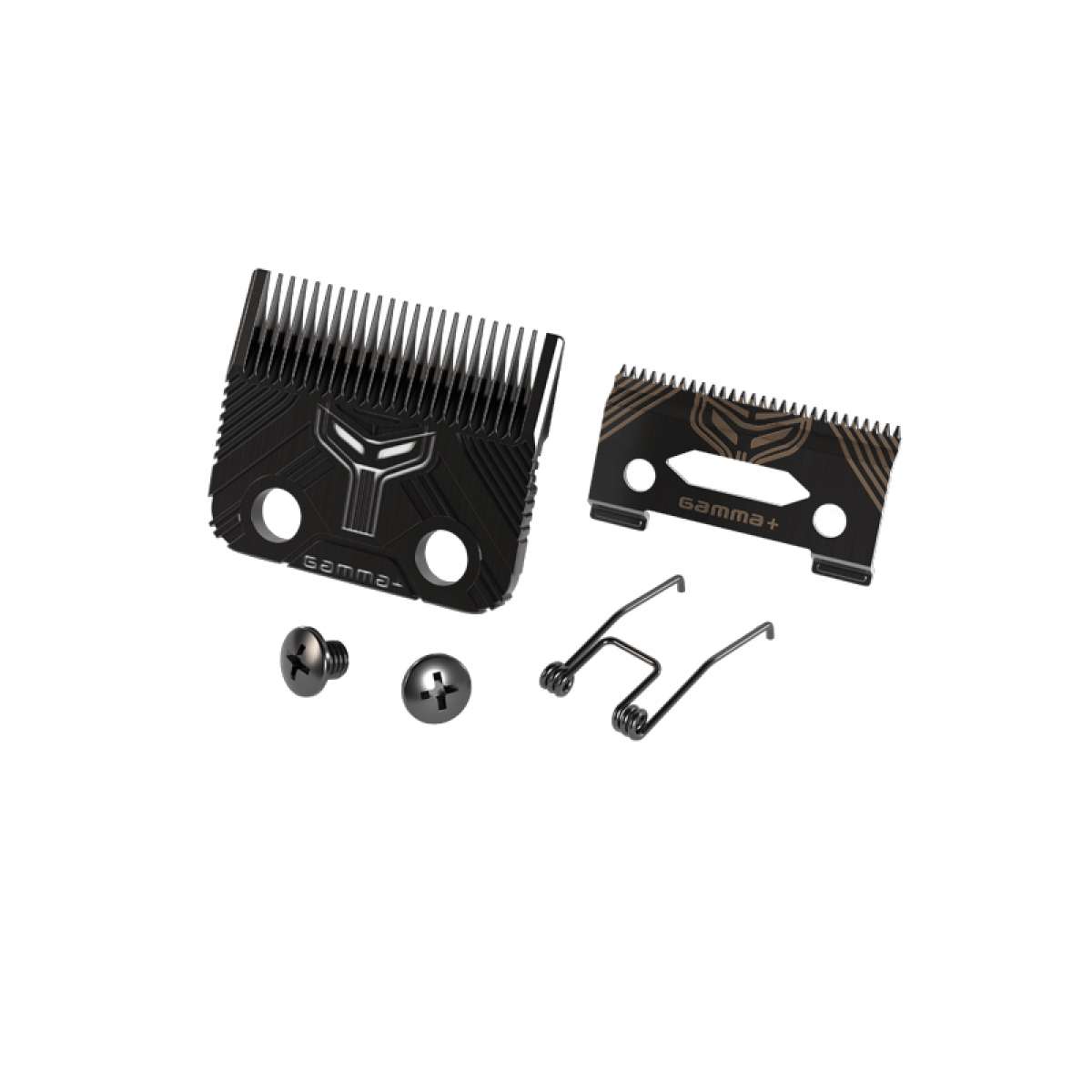 Set cuțite profesionale Gamma+ Echo MIM Cool Blade pentru mașină de tuns Clipper