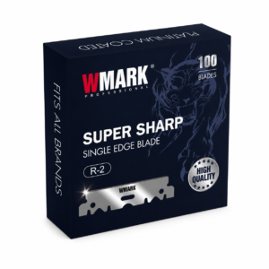 Lame profesionale WMARK R-2 pentru shavette set 100 bucăți
