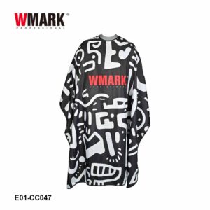 Pelerină barber profesională WMARK E01-CC047 cu guler din silicon pentru frizerie și barber shop